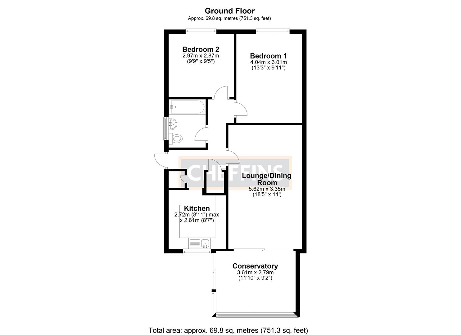 2 Bedroom for sale in Stretham Cheffins Ely Sales